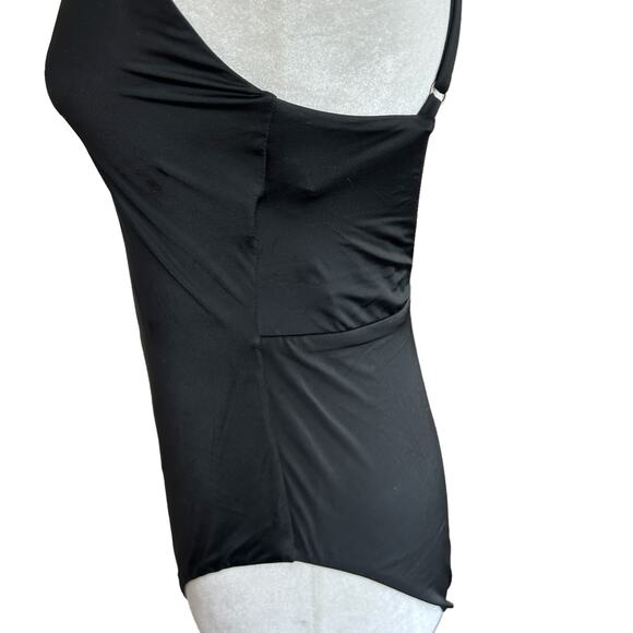 Andie The Asbury One Piece Large Black‎ Halter Style Backless Swim NWT - Picture 6 of 12